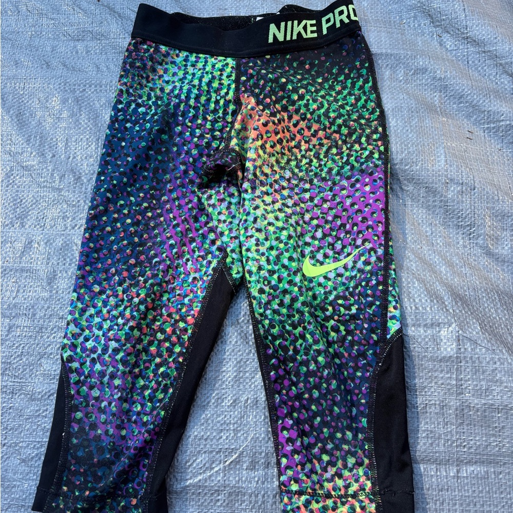 Nike Kids Colorful Patterned Leggings